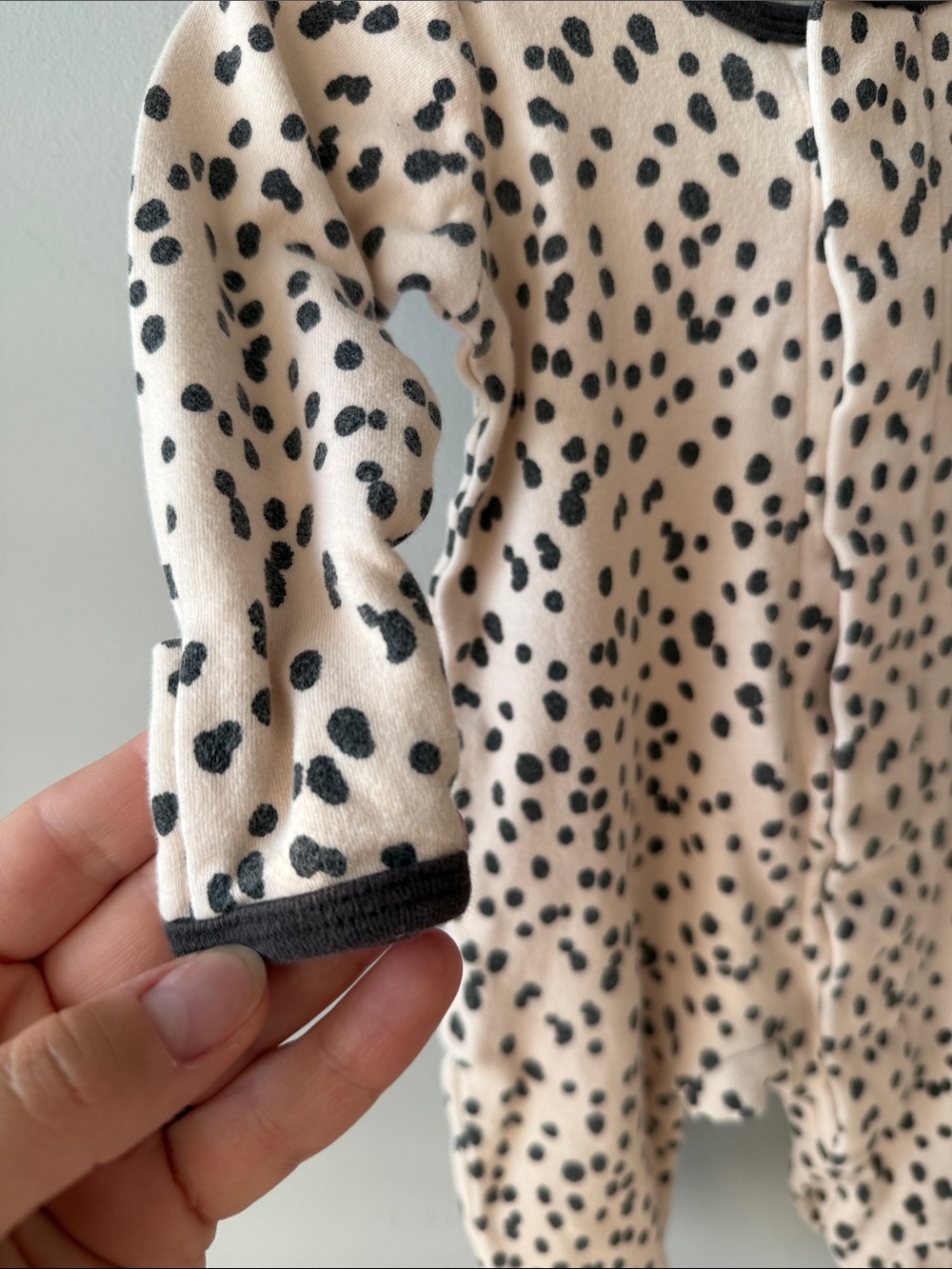 Magnetic Me Spotted Footie Pajamas - Picture 2 of 8